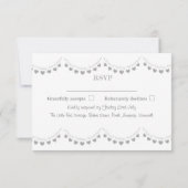 RSVP moderne 60e anniversaire de mariage de diaman (Dos)