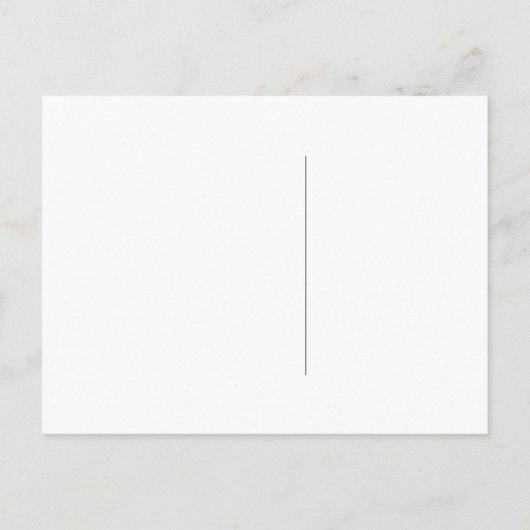 RSVP | Navy Blue & Faux Gold Script Briefkaart (Achterkant)