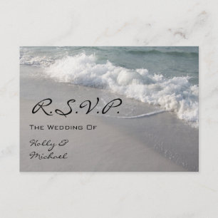 RSVP - Ocean Waves & Sand Kaartje