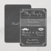 RSVP Old Fashioned Kaartje (Voorkant / Achterkant)