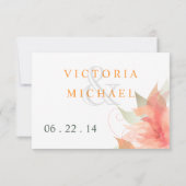 RSVP Orange Ice Floral 2 - Simple (Dos)