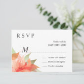 RSVP Orange Peach Floral de luxe (Debout devant)
