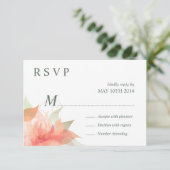 RSVP Oranje Ice Floral 2 - Eenvoudig (Staand voorkant)