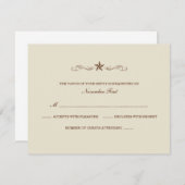 RSVP Ouest blanc et Brown (PAS DE FRONTIÈRE) (Devant / Derrière)