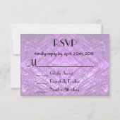 RSVP Paarse Glas in lood caleidoscoop Textuur (Achterkant)