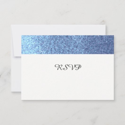 RSVP Pailleté Faux Bleu (Devant)