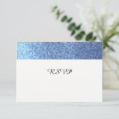 RSVP Pailleté Faux Bleu (Debout devant)