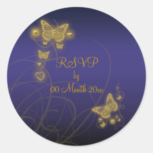 RSVP partij Ronde Sticker