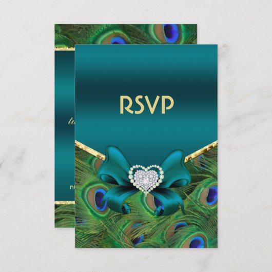 RSVP Peacock turquoise (Devant / Derrière)
