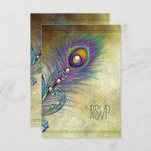 RSVP Peacock vintage (Devant / Derrière)