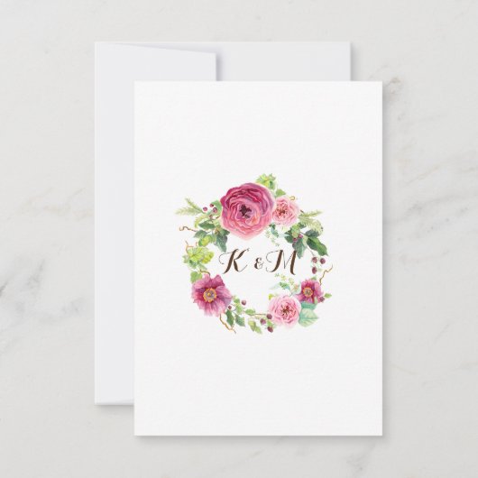 RSVP Peony Rose Feuille de couronne Raspberr Moder (Dos)