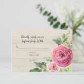 RSVP Peony Rose Rustique Country Farm Bois BOHO (Debout devant)