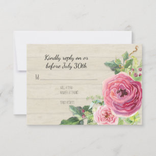 RSVP Peony Rose Rustique Country Farm Bois BOHO