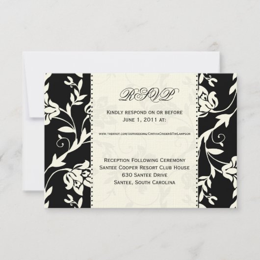 RSVP personnalisé (Devant)