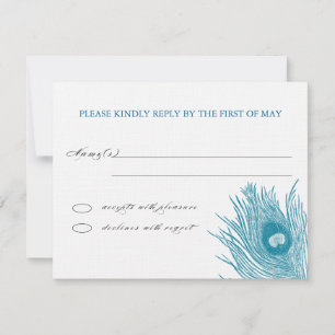 RSVP plume de Peacock