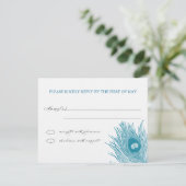 RSVP plume de Peacock (Debout devant)