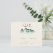 RSVP pour les montagnes de mariage (Debout devant)