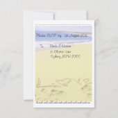 RSVP pour mariage (Dos)