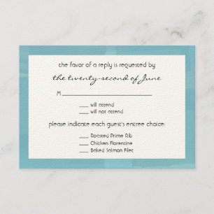 RSVP pour mariage