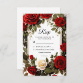 RSVP pour mariage (Devant / Derrière)