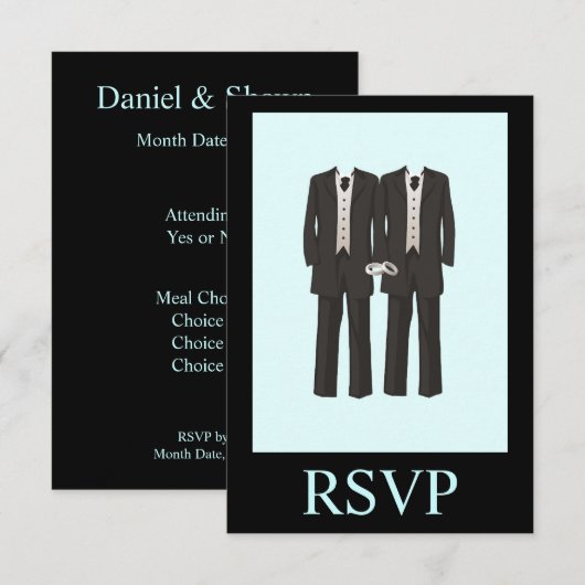 RSVP pour Smoking (Devant / Derrière)