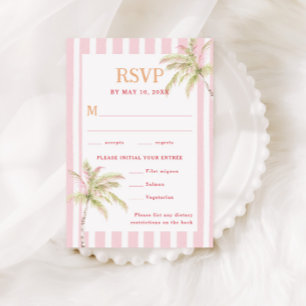 RSVP pour un mariage tropical de destination