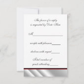 RSVP pour une fête d'anniversaire avec une chaussu (Dos)