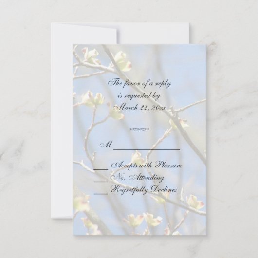 RSVP Printemps fleurs (Devant)