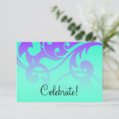 RSVP Purple et Aqua Contemporary Swils (Debout devant)