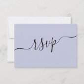 Rsvp QR Code Mariage violet (Devant)