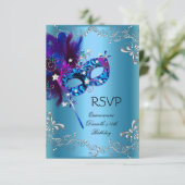 RSVP Quinceanera 15e mascarade de fête d'anniversa (Debout devant)