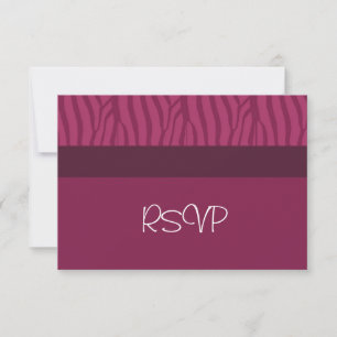 RSVP Raspberry Wedding