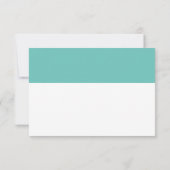 RSVP REACTIE modern vet jongen mint groen Kaartje (Achterkant)