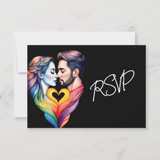 RSVP. Reactie RSVP Kaartje (Achterkant)