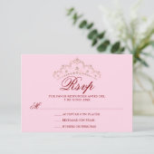 RSVP Red Pink espagnol Quinceañera province (Debout devant)