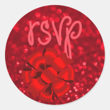 RSVP Red Sticker