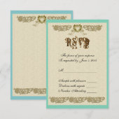 RSVP Renaissance-cupido’s Kaartje (Voorkant / Achterkant)