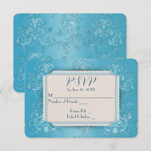 RSVP Renouvellement de Vœux de Mariage (Devant / Derrière)