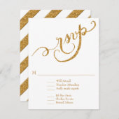 RSVP Réponse Script Forever in Love Parties scinti (Devant / Derrière)