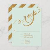 RSVP Réponse Script Forever in Love Parties scinti (Devant / Derrière)