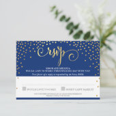 RSVP REPY stlish rustique mini confetti marine (Debout devant)