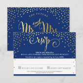 RSVP REPY stlish rustique mini confetti marine (Devant / Derrière)