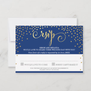 RSVP REPY stlish rustique mini confetti marine