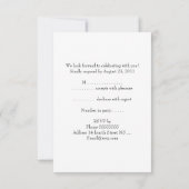 RSVP Respons Kaart Rood Wit Alle Evenementen (Achterkant)