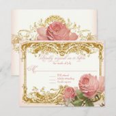 RSVP Respons Parisian Roos Manor House (Voorkant / Achterkant)