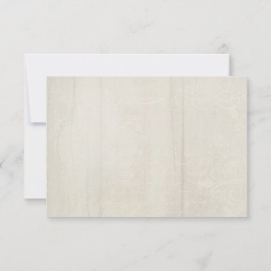 RSVP Respons  Rustic Shiplap Floral Peony (Achterkant)