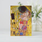 RSVP Response Kaart; de Kus van Gustav Klimt (Staand voorkant)