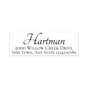 RSVP-retouradresstempel Zelfinktende Stempel