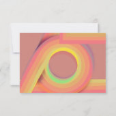 RSVP rétro avec code QR (Dos)