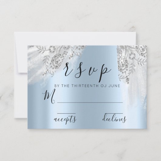 RSVP robe gris pour un Sweet 16 ans Shower Mariage (Devant)